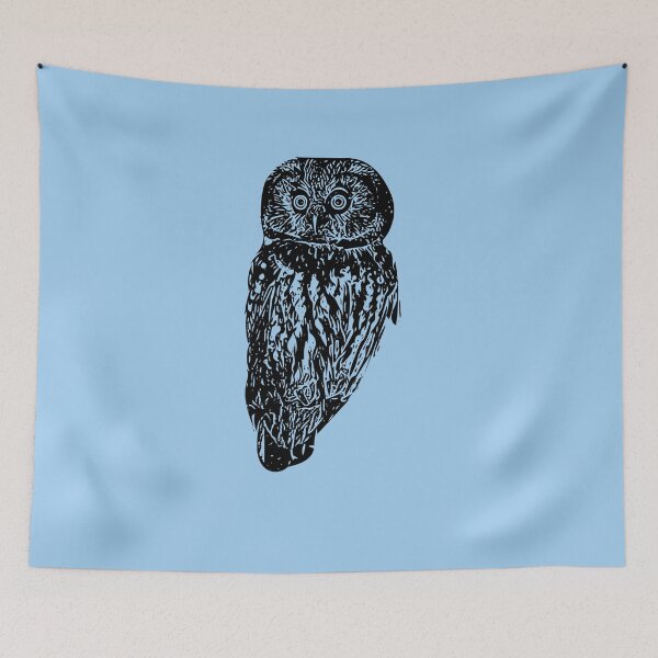 Item preview,  Boreal Owl Black Design  designed and sold by designsasstultd.