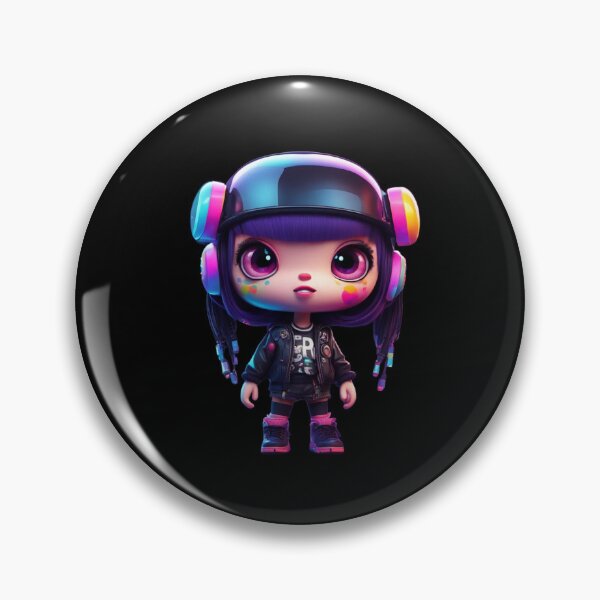 Item preview, Kawaii Cyberpunk Raver Girl, Unique 3d Character designed and sold by Burn-Ego.