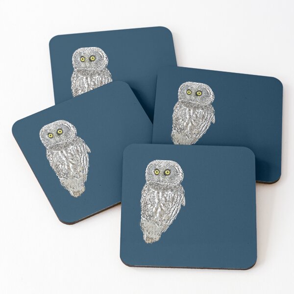 Item preview, Boreal Owl White Alternate Design  designed and sold by designsasstultd.