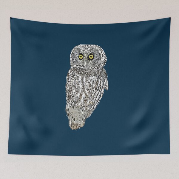 Item preview, Boreal Owl White Alternate Design  designed and sold by designsasstultd.