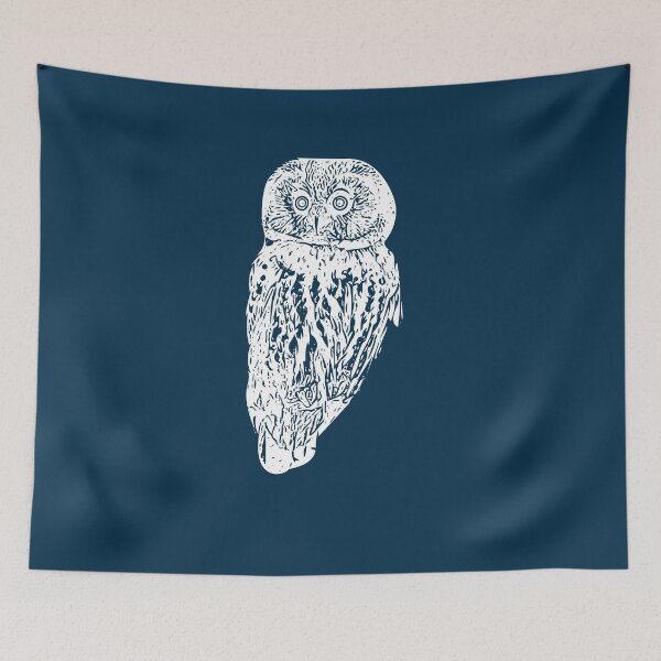Item preview,  Boreal Owl White Design  designed and sold by designsasstultd.