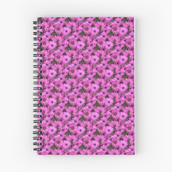 Item preview, Crowded Pink Purple Daisies Repeat Pattern designed and sold by taiche.