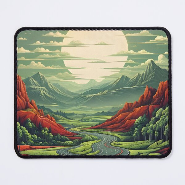 Item preview, Highway And Nature Illustration designed and sold by Vishnu Rajbhar.