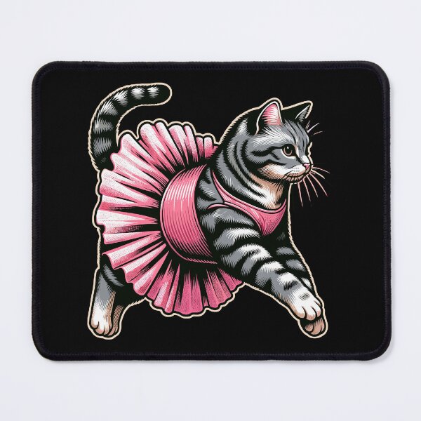 Item preview, Cute Cat in Tutu Ballet Dancing Funny Ballet designed and sold by KsuAnn.