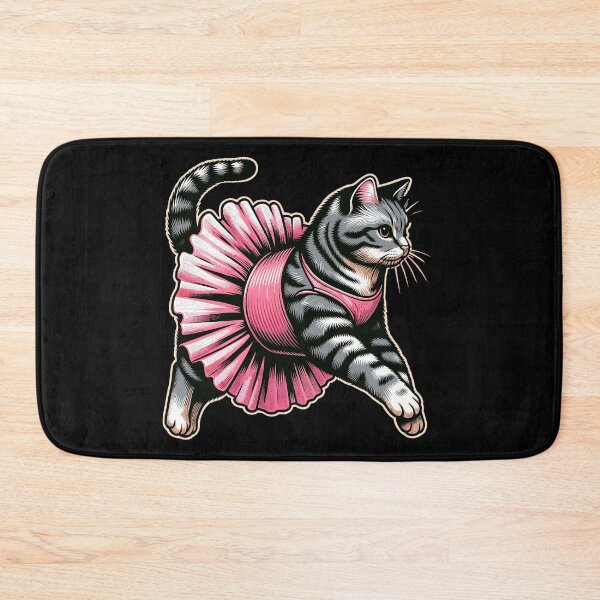 Item preview, Cute Cat in Tutu Ballet Dancing Funny Ballet designed and sold by KsuAnn.