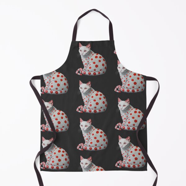 Item preview, Polka Dot White and Red Cat designed and sold by jplrosman.