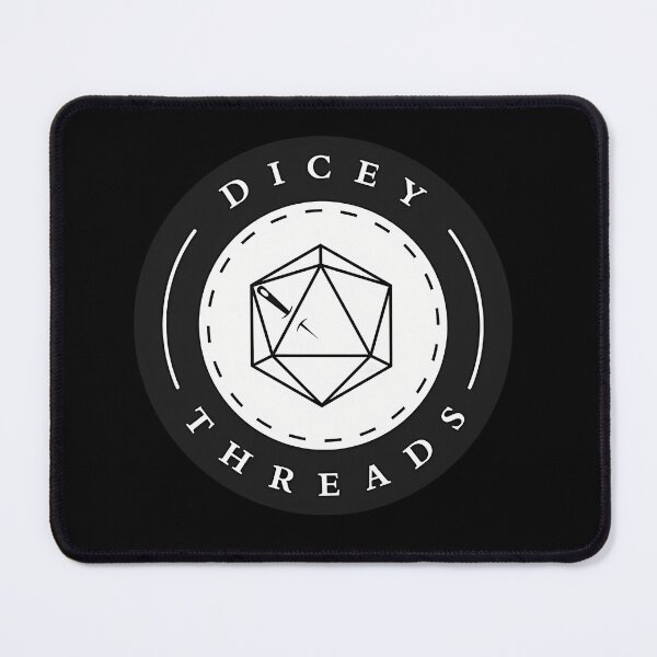 Item preview, Dicey Threads D20 Logo designed and sold by MIAHSHELLI444.