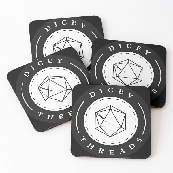 Item preview, Dicey Threads D20 Logo designed and sold by MIAHSHELLI444.