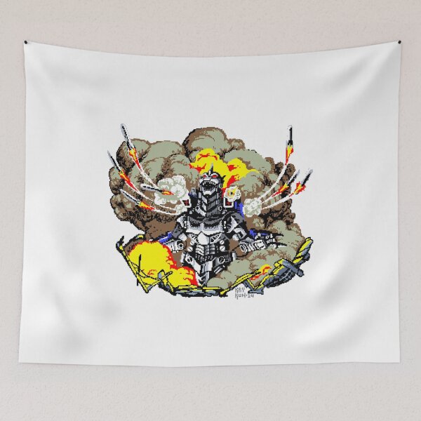 Item preview, Kiryu Mechagodzilla - silver ver designed and sold by SerhiyKrykun.