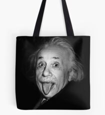 Bolsa de tela Albert Einstein Funny Tongue