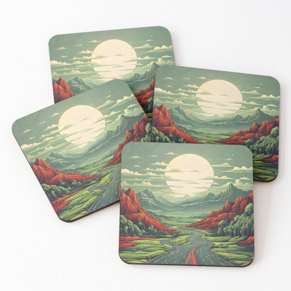Item preview, Highway And Nature Illustration designed and sold by Vishnu Rajbhar.