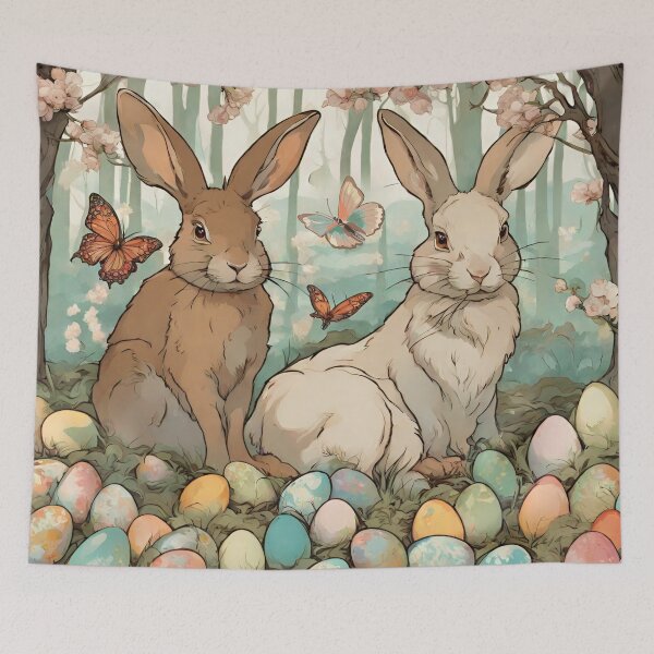 Artikelvorschau, Osterstimmung – Hasen, Eier und Frühling entworfen und verkauft von VickyJo111.