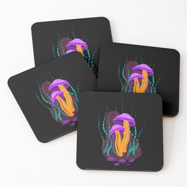 Item preview, Space lilac mushrooms designed and sold by InnnaMorata.