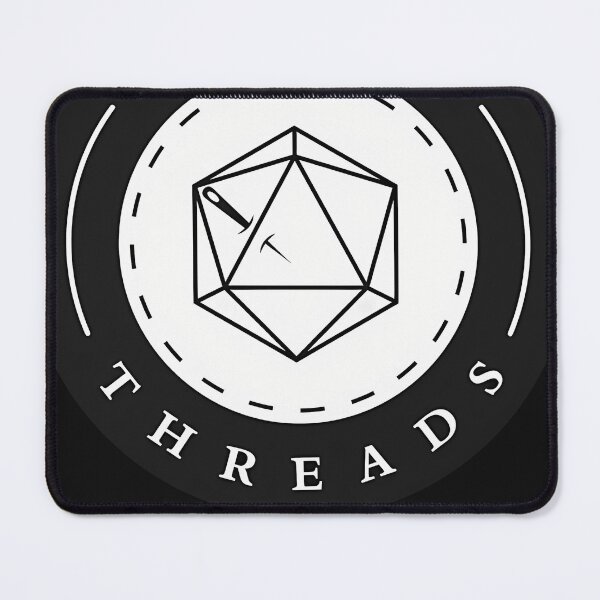 Item preview, Dicey Threads D20 Logo designed and sold by DONOVONMONTE.