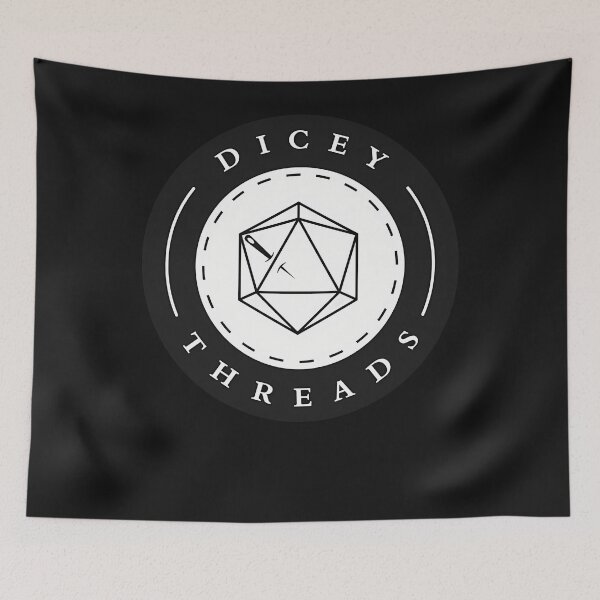 Item preview, Dicey Threads D20 Logo designed and sold by DONOVONMONTE.