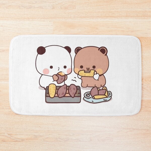 Aperçu de l'œuvre Bubu Dudu Panda et Brownie Bear Couple v3 2024 créée et vendue par OceanLiveArts.