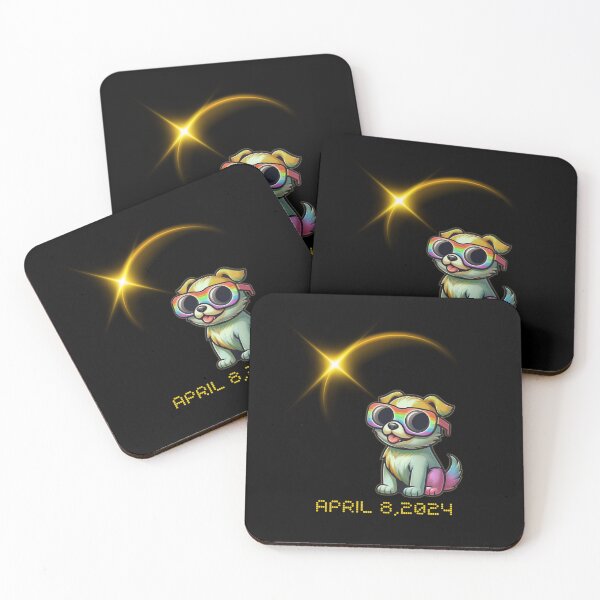 Item preview, Dog wearing eclips glasses Funny Skywatching designed and sold by MotivaChic.