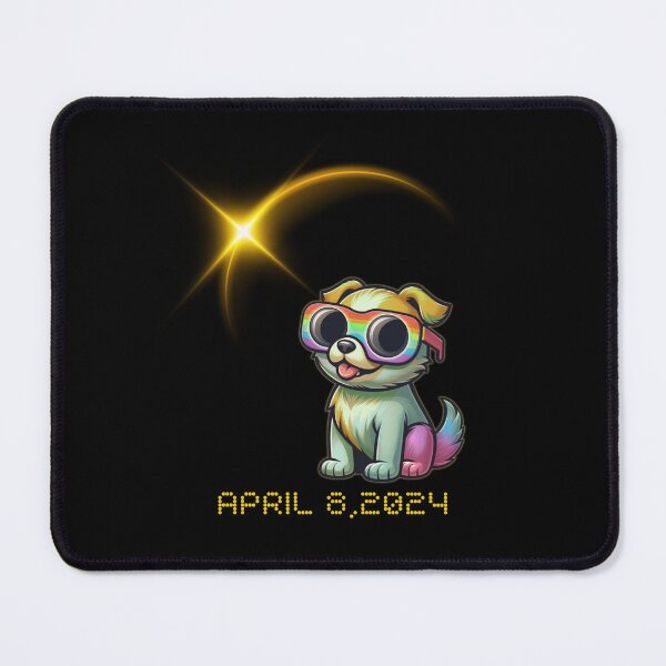 Item preview, Dog wearing eclips glasses Funny Skywatching designed and sold by MotivaChic.
