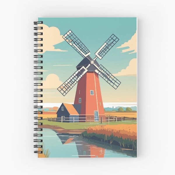 Item preview, Windmill Fenland Landscape of East Anglia designed and sold by WildlifeInc.