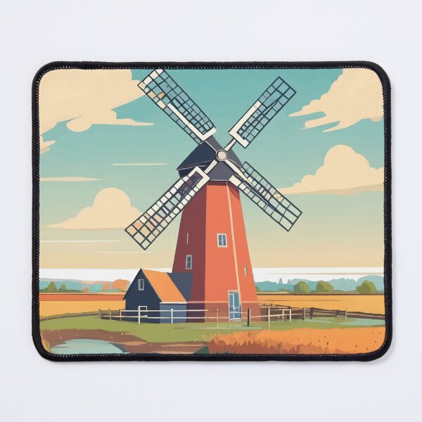 Item preview, Windmill Fenland Landscape of East Anglia designed and sold by WildlifeInc.