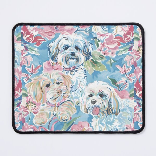 Item preview, Grandmillennial terriers designed and sold by SophieClimaArt.