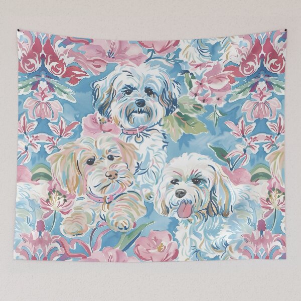 Item preview, Grandmillennial terriers  designed and sold by SophieClimaArt.