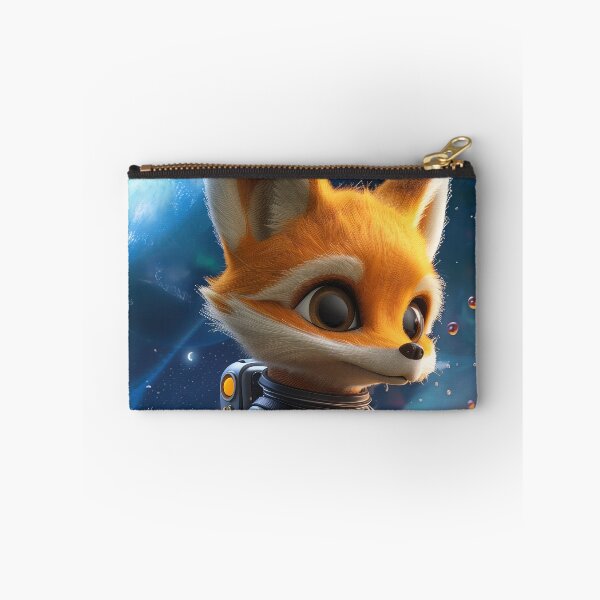 Item preview, Adorable Fox Astronaut in Space Suit Exploring Foreign Planet designed and sold by Mullet Monkey.