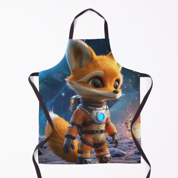 Item preview, Adorable Fox Astronaut in Space Suit Exploring Foreign Planet designed and sold by Mullet Monkey.