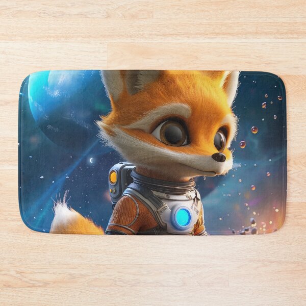 Item preview, Adorable Fox Astronaut in Space Suit Exploring Foreign Planet designed and sold by Mullet Monkey.