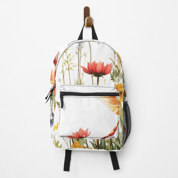 Item preview, Red Dragonfly Watercolor Floral designed and sold by Ketique.