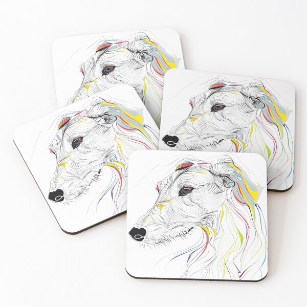 Item preview, Colorful Deerhound designed and sold by aghnadarragh.