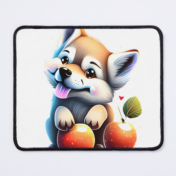 Item preview, Cute Wolf Summer Clipart designed and sold by Eiwaprints.