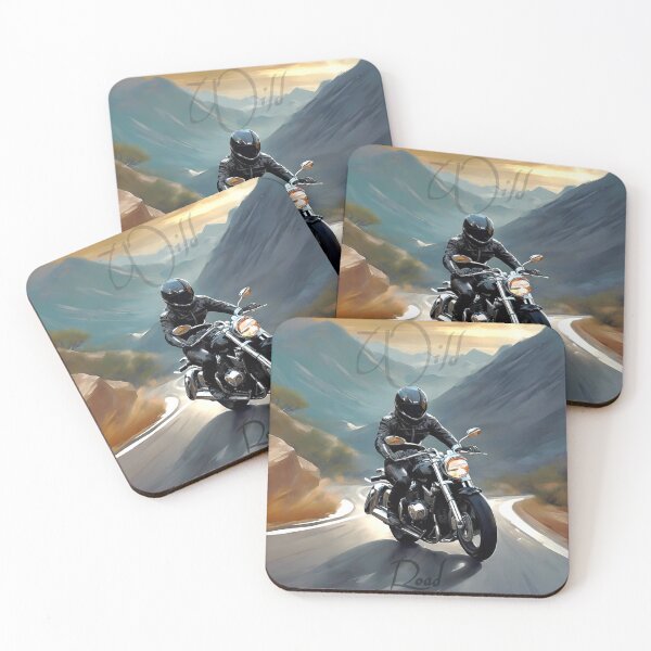 Item preview, Motorcycle black road trip  designed and sold by ProzixART.