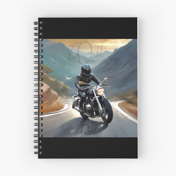 Item preview, Motorcycle black road trip  designed and sold by ProzixART.