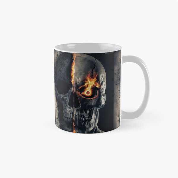 Item preview, half a skull designed and sold by KolorowySwiata.