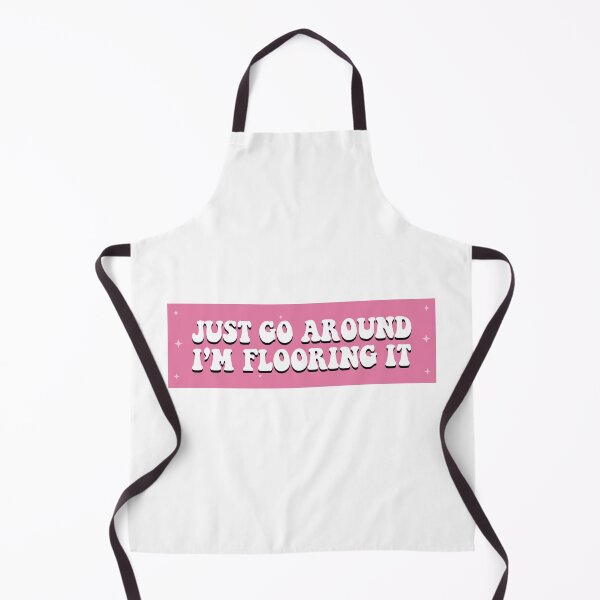 Item preview, Go Around me, I'm Flooring it just go Around Funny Humor Bumper designed and sold by BUMPER-STICKERS.