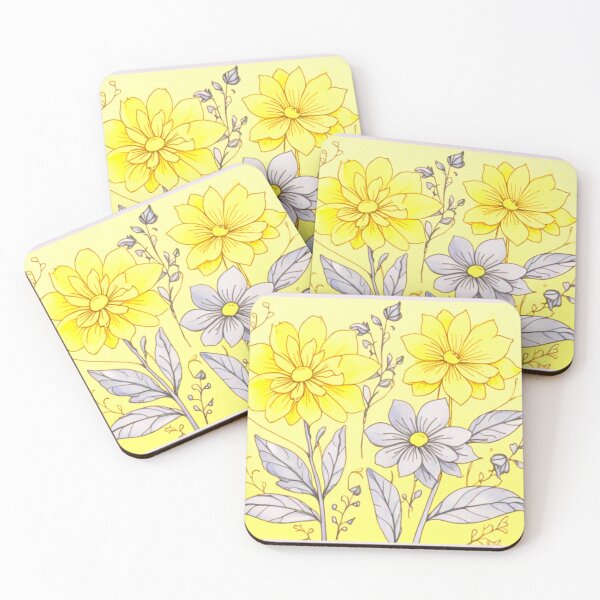 Item preview, Yellow and white flowers designed and sold by Flowersonstuff.