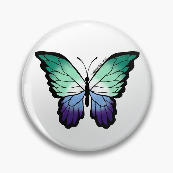 Item preview, Gay Pride Butterfly designed and sold by Toki's Workshop.