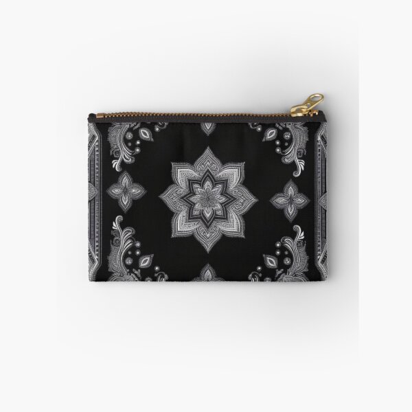 Item preview, RogerPattern - "Divine Elegance: Black & White Bandana Print" designed and sold by RogerPattern.