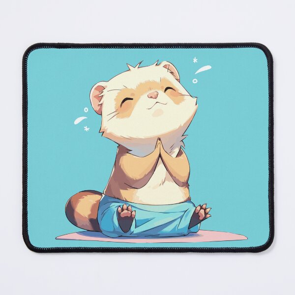Item preview, Ferret grateful for a yoga session designed and sold by etherElric.