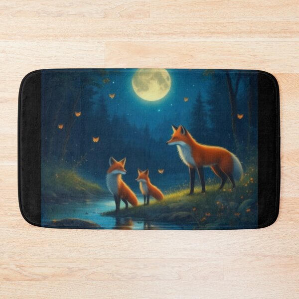 Item preview, Foxes in night designed and sold by Shazzi_shop.