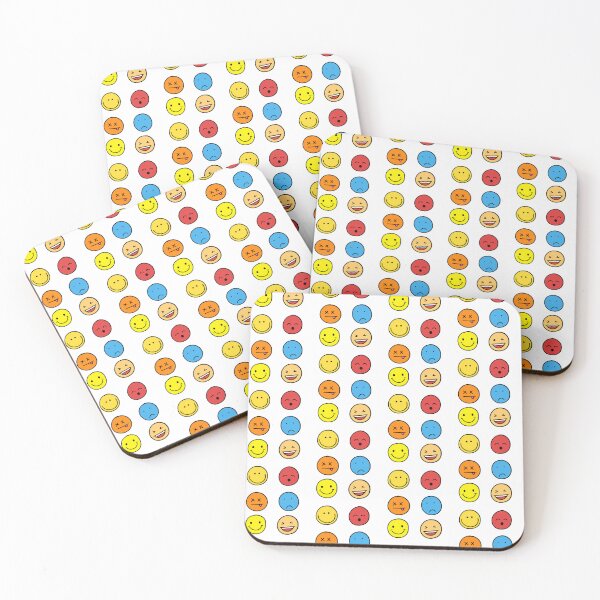 Item preview, Cartoon Style Emoticons Smile Face designed and sold by PakoArtStudio.
