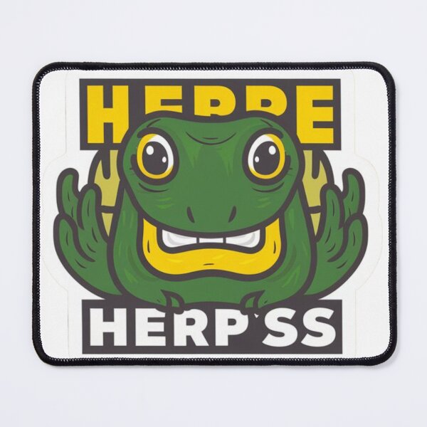 Item preview, Herps funny cute sticker designed and sold by HelloWoord.