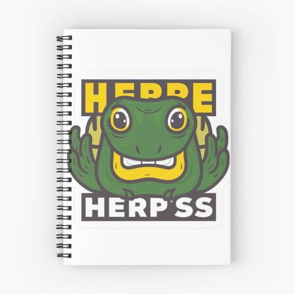 Item preview, Herps funny cute sticker designed and sold by HelloWoord.