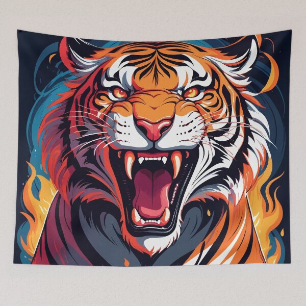Item preview, Fierce Roaring Tiger  designed and sold by WildlifeInc.