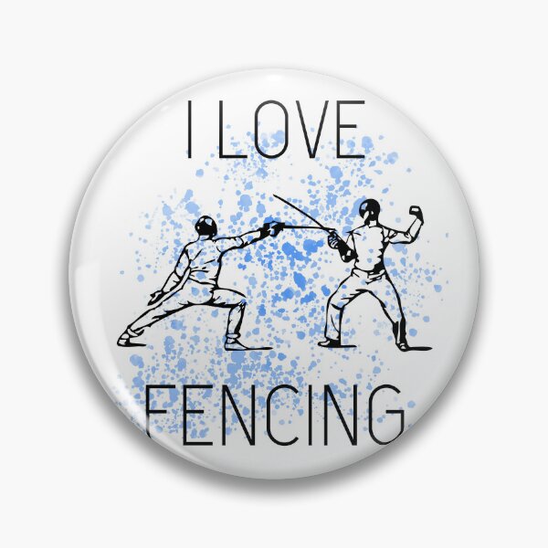 Item preview, I love fencing designed and sold by BoarArt.