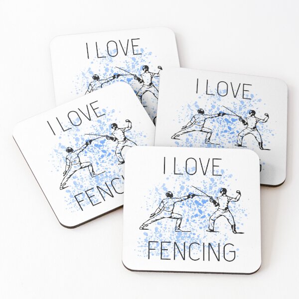 Item preview, I love fencing designed and sold by BoarArt.