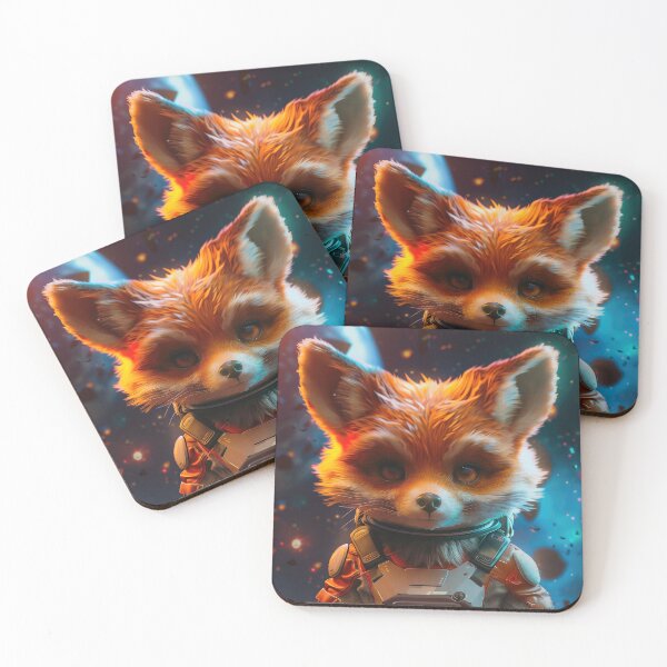 Item preview, Adorable Fox Space Explorer in Outer Space designed and sold by Mullet Monkey.