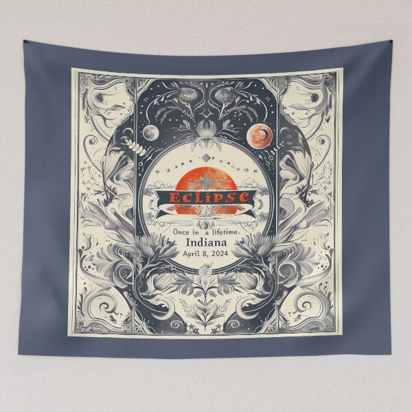 Item preview, Indiana 2024 Eclipse: Celestial Event Poster designed and sold by David Balzen.
