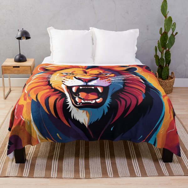 Item preview, Fierce Lion Roaring designed and sold by WildlifeInc.
